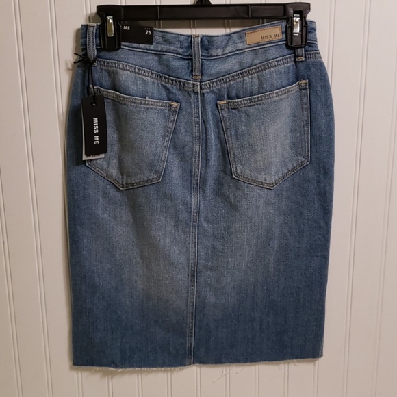 NWT Miss Me Denim Skirt - Picture 2 of 4